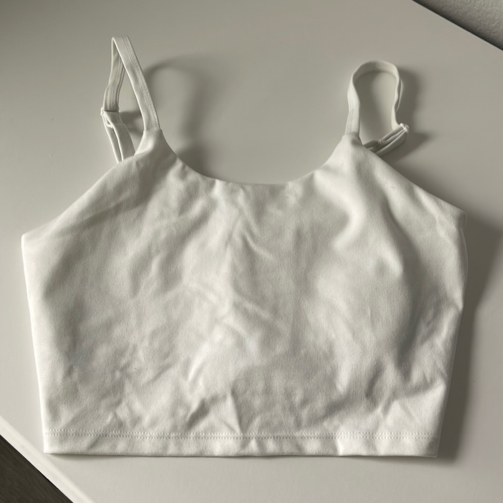 Paragon fitwear crop top with built in bra size small